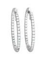 DIAMOND SELECT CUTS 14K 1.00 CT. TW. DIAMOND INSIDE-OUT HOOPS