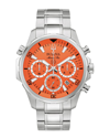 Bulova Marine Star Series B Mens Chronograph Silver Tone Stainless Steel Bracelet Watch 96b395