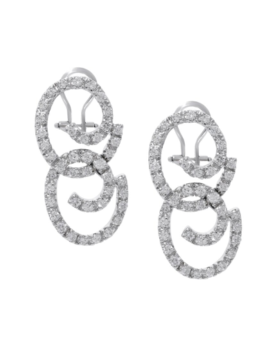 Diana M. Fine Jewelry 18k 2.00 Ct. Tw. Diamond Earrings In Gold