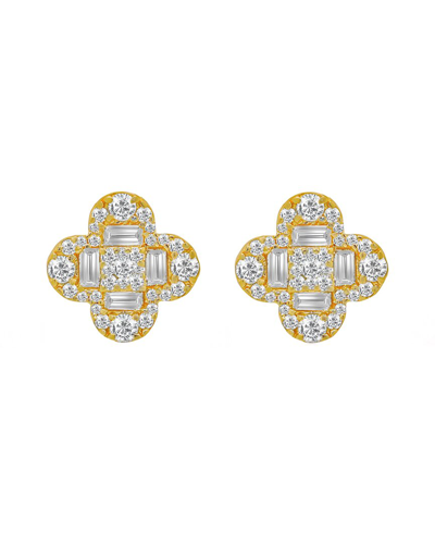 Diana M. Fine Jewelry 14k 1.30 Ct. Tw. Diamond Earrings In Gold