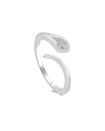 Sabrina Designs 14k 0.02 Ct. Tw. Diamond Bypass Snake Ring