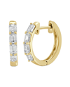 Sabrina Designs 14k 0.86 Ct. Tw. Diamond Huggie Earrings