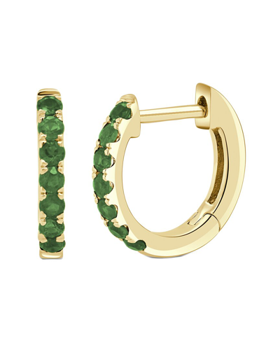 Sabrina Designs 14k 0.22 Ct. Tw. Emerald Huggie Earrings