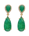 TIRAMISU TIRAMISU VERMEIL 13.01 CT. TW. GEMSTONE EARRINGS