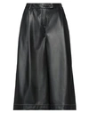Sfizio Studio Woman Pants Black Size 8 Polyurethane, Polyester In Black