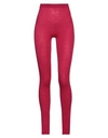 Dsquared2 Woman Leggings Fuchsia Size Xs Virgin Wool In Pink