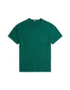 Polo Ralph Lauren Classic Fit Jersey Pocket T-shirt Man T-shirt Emerald Green Size Xxl Cotton