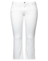 Haikure Korea High Waist Straight Leg Jeans In White
