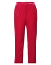 Soallure Woman Pants Fuchsia Size 10 Polyester, Elastane In Pink