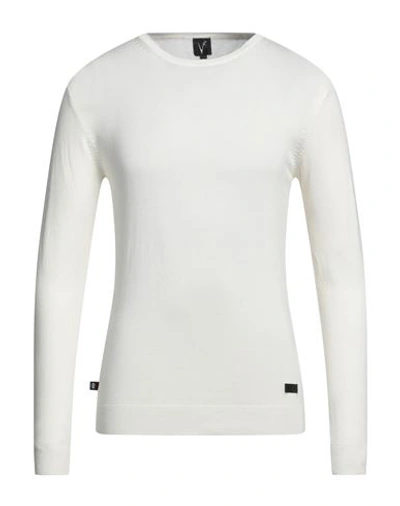V2® Brand V2 Brand Man Sweater Off White Size S Viscose, Nylon