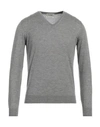 Della Ciana Man Sweater Grey Size 48 Cashmere