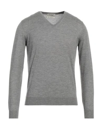 Della Ciana Man Sweater Grey Size 48 Cashmere