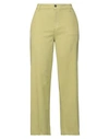 Cigala's Woman Pants Sage Green Size 31 Lyocell, Cotton, Elastane