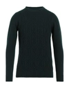 Officina 36 Man Sweater Dark Green Size L Wool, Polyamide