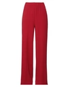 Aspesi Woman Pants Red Size 8 Triacetate, Polyester