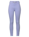 Elisabetta Franchi Woman Denim Pants Lilac Size 27 Cotton, Elastomultiester, Elastane In Purple