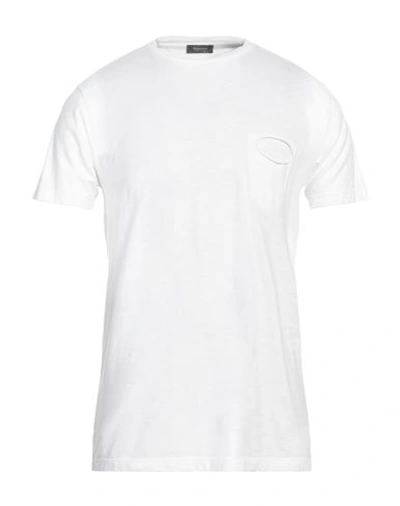 Rossopuro Man T-shirt White Size 5 Cotton