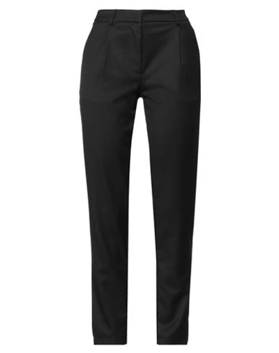 Silvian Heach Woman Pants Black Size 6 Polyester, Viscose, Elastane