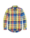 Polo Ralph Lauren Man Shirt Yellow Size Xxl Cotton