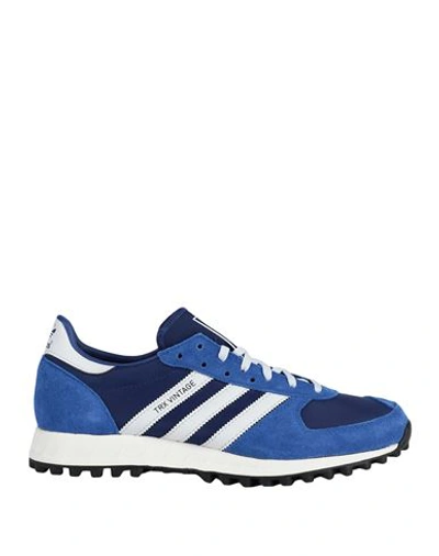 Adidas Originals Spezial Trx Vintage Leather-trimmed Shell And Suede Trainers In Blue