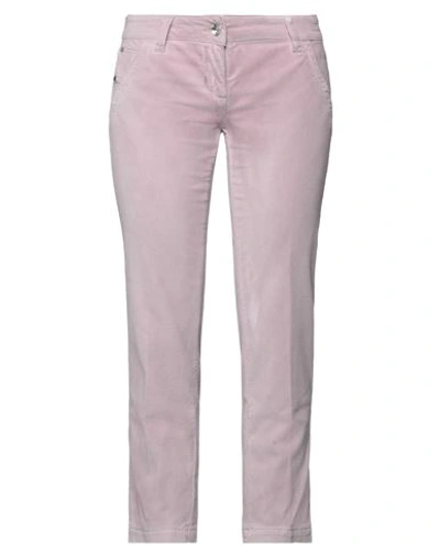 JACOB COHЁN JACOB COHЁN WOMAN PANTS PINK SIZE 28 COTTON, ELASTANE