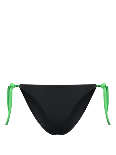 Cynthia Rowley Side-tie Bikini Bottoms In Black