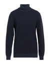 Brooksfield Man Turtleneck Navy Blue Size 44 Wool