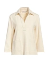 Jucca Woman Top Ivory Size 10 Viscose, Polyamide, Elastane In White