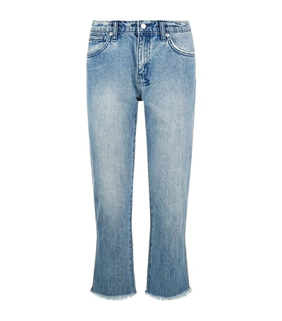 Ksubi Straight N Narrow Crop Jeans In Blue