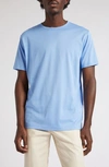 Sunspel Riviera Cotton-jersey T-shirt In Blue