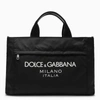 Dolce & Gabbana Dolce&gabbana Black Nylon Tote Bag Men In Black