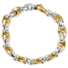 Pompeii3 Men's Link 14k Gold (56gram) Or Platinum (90gram) 9mm Bracelet 8.5" In Silver