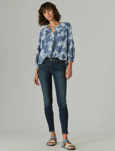 Lucky Brand Womens Ava Skinny Jean In Blue