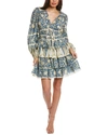 Ulla Johnson Nina Floral-print Ruffled Mini Dress In Multi