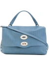 ZANELLATO ZANELLATO CROSS-BODY SATCHEL TOTE - BLUE,61386012134412