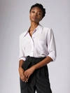 Equipment Quinne Silk Long Sleeve Shirt In Blue