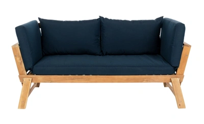 Safavieh Tandra Outdoor Modern Contemporary Daybed In Blue