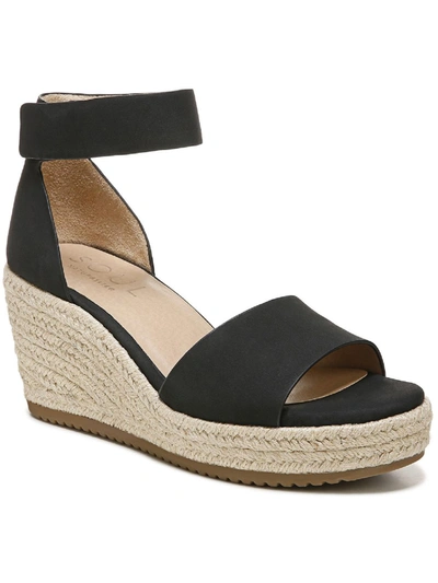 SOUL NATURALIZER OAKLEY WOMENS BUCKLE ESPADRILLE WEDGE SANDALS