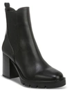 Sam Edelman Rollins Womens Mixed Media Ankle Chelsea Boots In Black