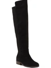 Lucky Brand Womens Bonnay Knee High Block Heel Boots Regular Wide Extra Wide Calf In Black
