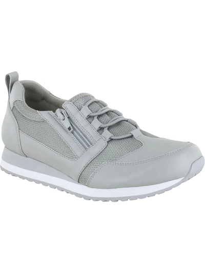 Easy Works By Easy Street Mckinley Womens Slip Resistant Work Safety Shoes In Grey