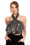 Eva Franco Hepburn Pant In Silver