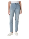 Gloria Vanderbilt Amanda Womens Light Wash High-waist Tapered Leg Jeans In Blue