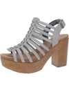 WHITE MOUNTAIN Astonish Womens Faux Leather Caged Gladiator Sandals