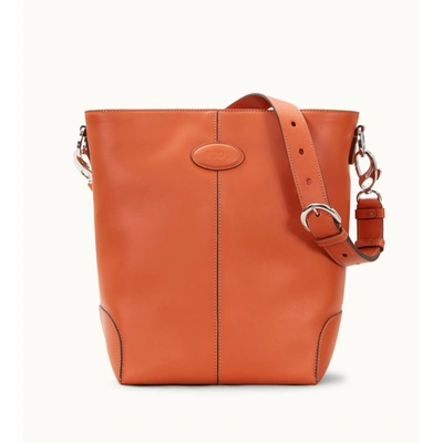 Tod's Bag In Leather Small In Orange