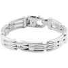 Pompeii3 Men's Cuff Link 14k Gold (80gram) Or Platinum (129gram) 11mm Bracelet 8.5" In Multi