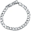 Pompeii3 Men's Link 14k Gold (34gram) Or Platinum (54gram) 8mm Bracelet 8.5" In Multi