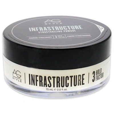 Ag Hair Cosmetics Infrastructure Structurizing Pomade By  For Unisex - 2.5 oz Pomade In Black