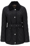 BURBERRY BURBERRY 'PENSTON' MIDI QUILTED JACKET