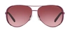 Michael Kors Collection 59mm Aviator Sunglasses In Bordeaux